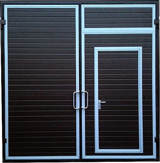 Распашные ворота Commander-7 (Нитроэмаль) - внешняя сторона