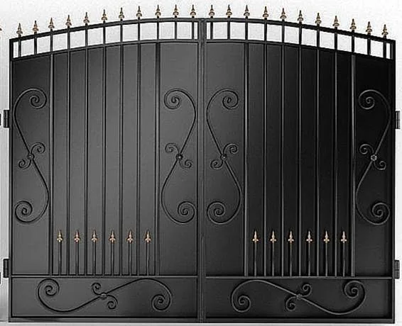 Распашные ворота Grand-2 (Нитроэмаль) - внешняя сторона